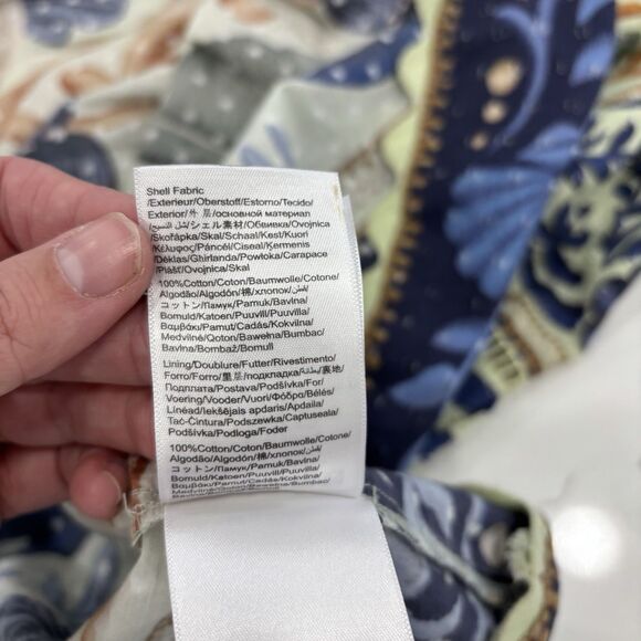 Farm Rio Dress Size Large Ocean Tapestry Midi Sleeveless Boho Anthropologie - Picture 10 of 12